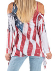 Women's Made in USA Cold Shoulder Tunic