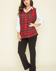 Red Plaid Vest