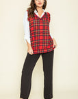 Red Plaid Vest