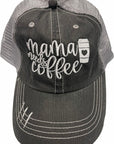 Mama Needs Coffee Embroidered Trucker Hat