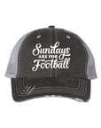 Sundays are for Football Embroidered Trucker Hat