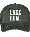 Lake Bum Mesh Trucker Hat