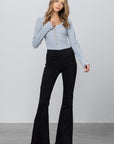 Insane Gene Mid-Rise Banded Wider Flare Jeans