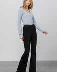 Insane Gene Mid-Rise Banded Wider Flare Jeans