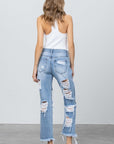 Insane Gene Heavy Destroyed Straight Jeans