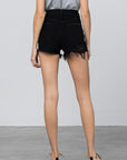 Denim Lab USA High Rise Denim Black Shorts