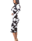 Body Con Midi Dress by Claude