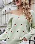 Mini Hearts Sweater