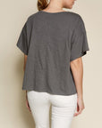 Fabina Pocket Oversize V-Neck