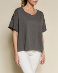 Fabina Pocket Oversize V-Neck