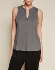 Fabina V-Shape Sleeveless Top