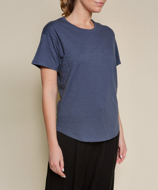 Fabina Cotton Slub Her Classic T-shirt