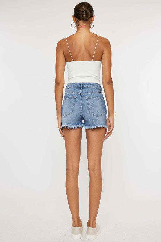 Kan Can USA High Rise Denim Shorts - Online Only