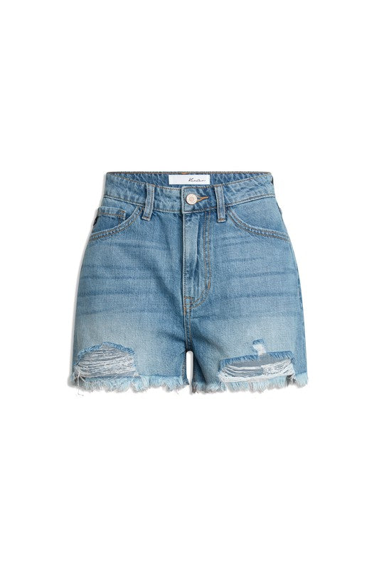 Kan Can USA High Rise Denim Shorts - Online Only