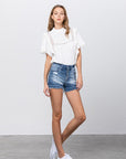 Insane Gene Button Down Mid Rise Shorts