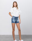 Insane Gene Button Down Mid Rise Shorts