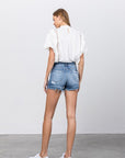 Insane Gene Button Down Mid Rise Shorts