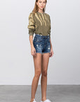 Insane Gene Premium Mid-Rise Distressed Shorts