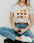 Watercolor Nine Heart Graphic Tee