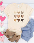 Watercolor Nine Heart Graphic Tee