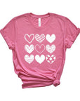 Multi Heart Tee White