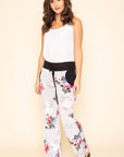 Plus Floral Drawstring Pants