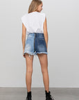 Insane Gene Zip Code 2 Tone Premium Denim Shorts