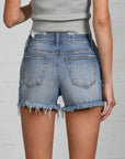 Insane Gene Mid-Rise Distressed Shorts