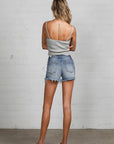 Insane Gene Mid-Rise Distressed Shorts