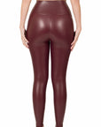 Zenana High Rise Faux Leather Leggings - Online Only