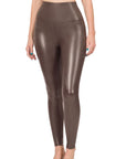 Zenana High Rise Faux Leather Leggings - Online Only