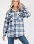 Boyfriend Oversize Checker Plaid Flannel