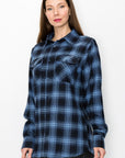 Boyfriend Oversize Checker Plaid Flannel