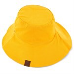 Solid Reversible Ponytail Bucket Hat