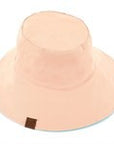 Solid Reversible Ponytail Bucket Hat