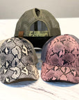 CC Popular Pattern Pony Trucker Cap