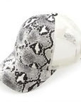 CC Popular Pattern Pony Trucker Cap