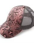 CC Popular Pattern Pony Trucker Cap