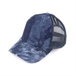 CC Watercolor Messy Bun Trucker Cap