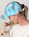 CC Tie-Dye Pony Cap | Criss-Cross Elastic