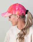 CC Tie-Dye Pony Cap | Criss-Cross Elastic