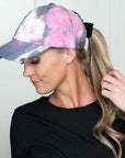 CC Tie-Dye Pony Cap | Criss-Cross Elastic