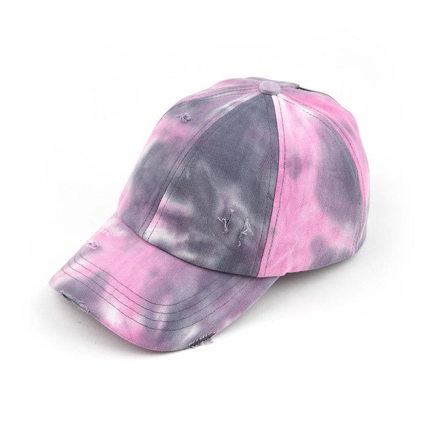 CC Tie-Dye Pony Cap | Criss-Cross Elastic