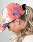 CC Tie-Dye Pony Cap | Criss-Cross Elastic