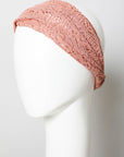 Leto Accessories Bohemian Lace Stretch Headwrap