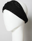 Leto Accessories Bohemian Lace Stretch Headwrap