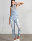 Insane Gene Heavy Distressed Straight Fit Overalls