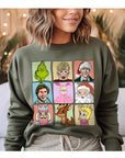 Christmas Movie Characters Unisex Fleece Graphic Sweatshirt