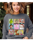 Christmas Movie Characters Unisex Fleece Graphic Sweatshirt