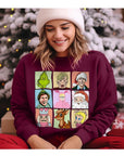 Christmas Movie Characters Unisex Fleece Graphic Sweatshirt